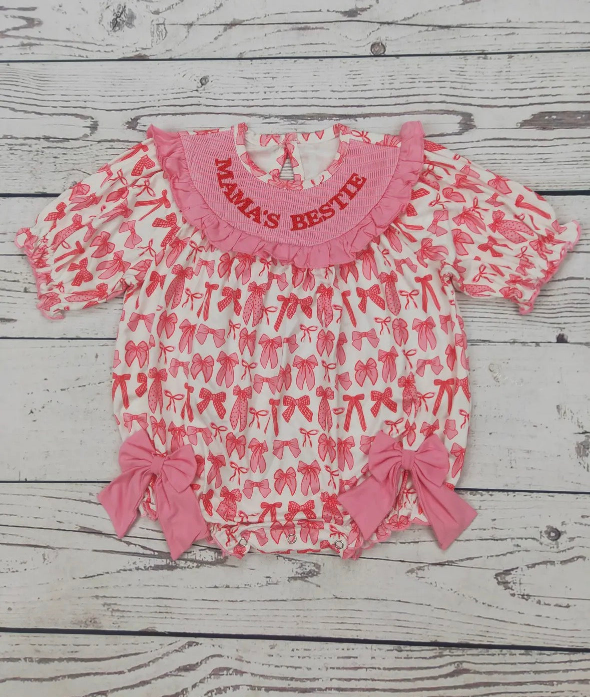 Mama’s Bestie Smocked Bubble