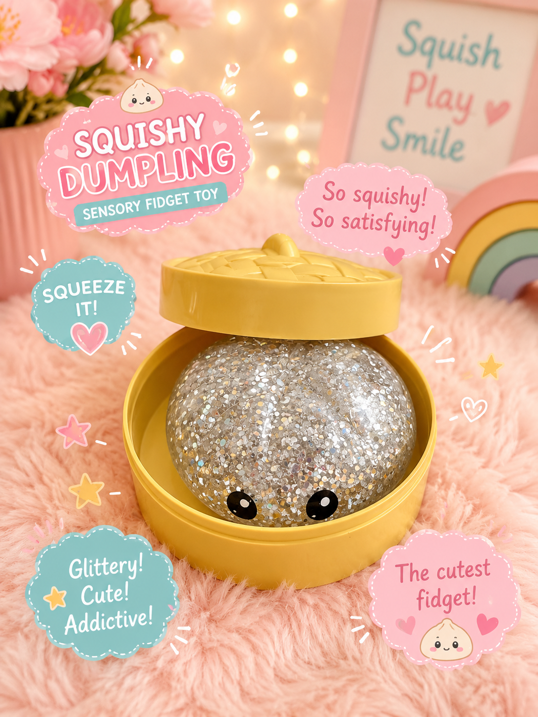 Mystery Glitter Dumplings - Ready to Ship