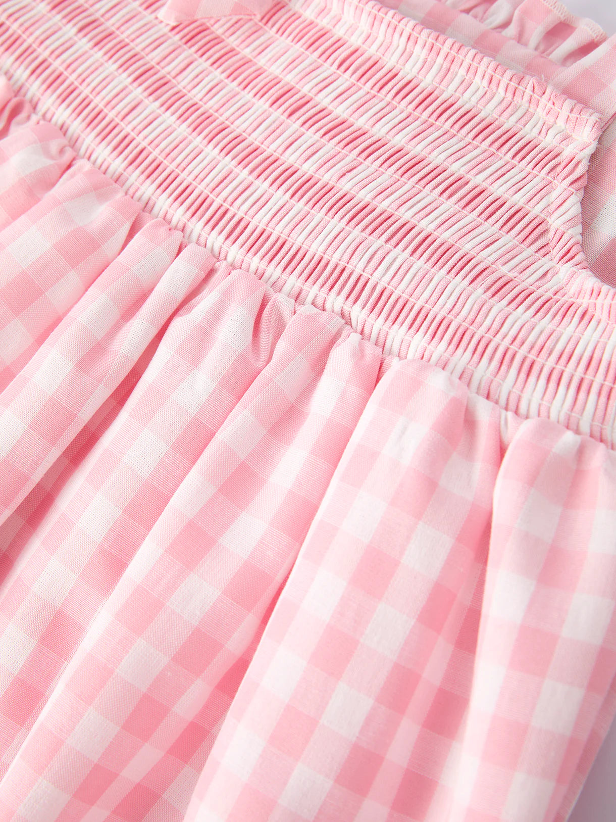 Strawberry Embroidery Girl Dress Bow Strap Ruffle