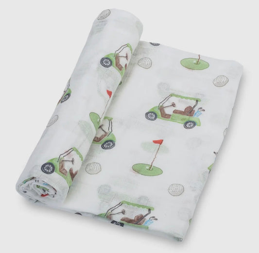Golf Muslin Swaddle Blanket