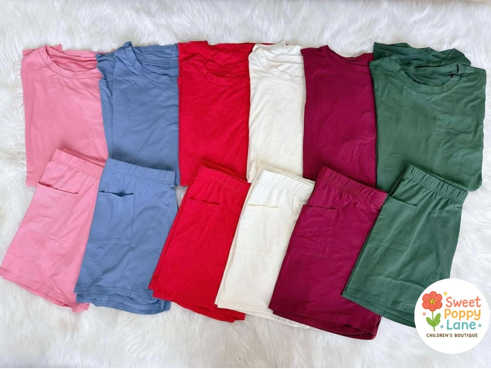 Women’s Casual Tee & Biker Shorts Set