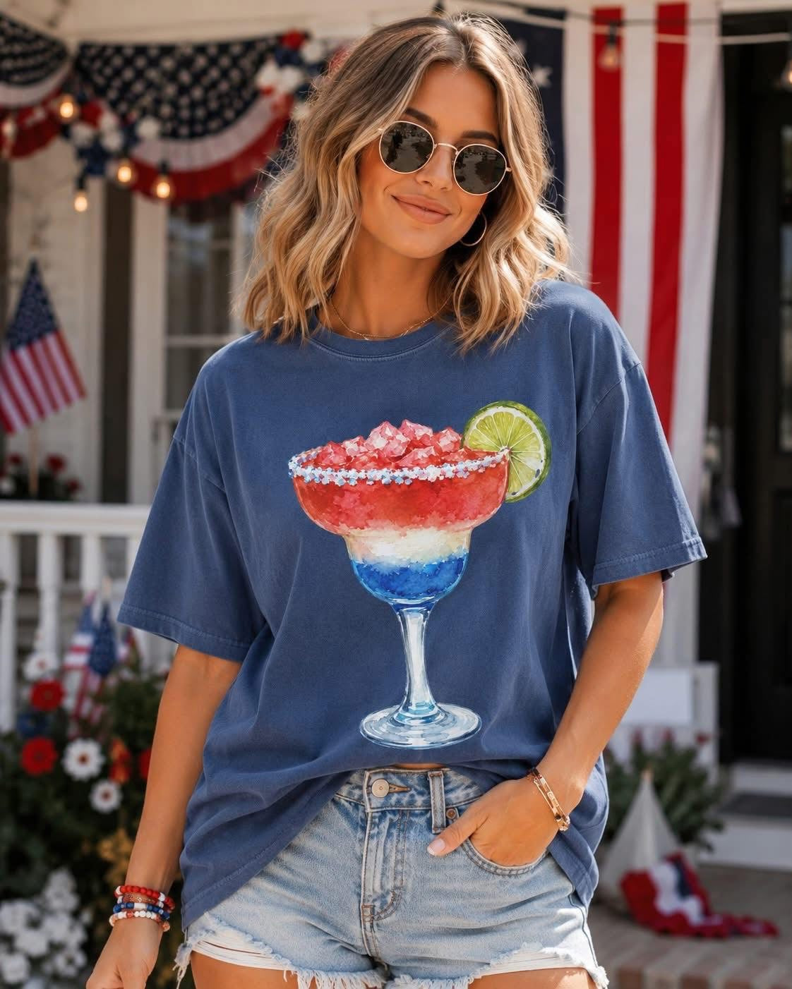 Patriotic Margaritas Tee - PREORDER