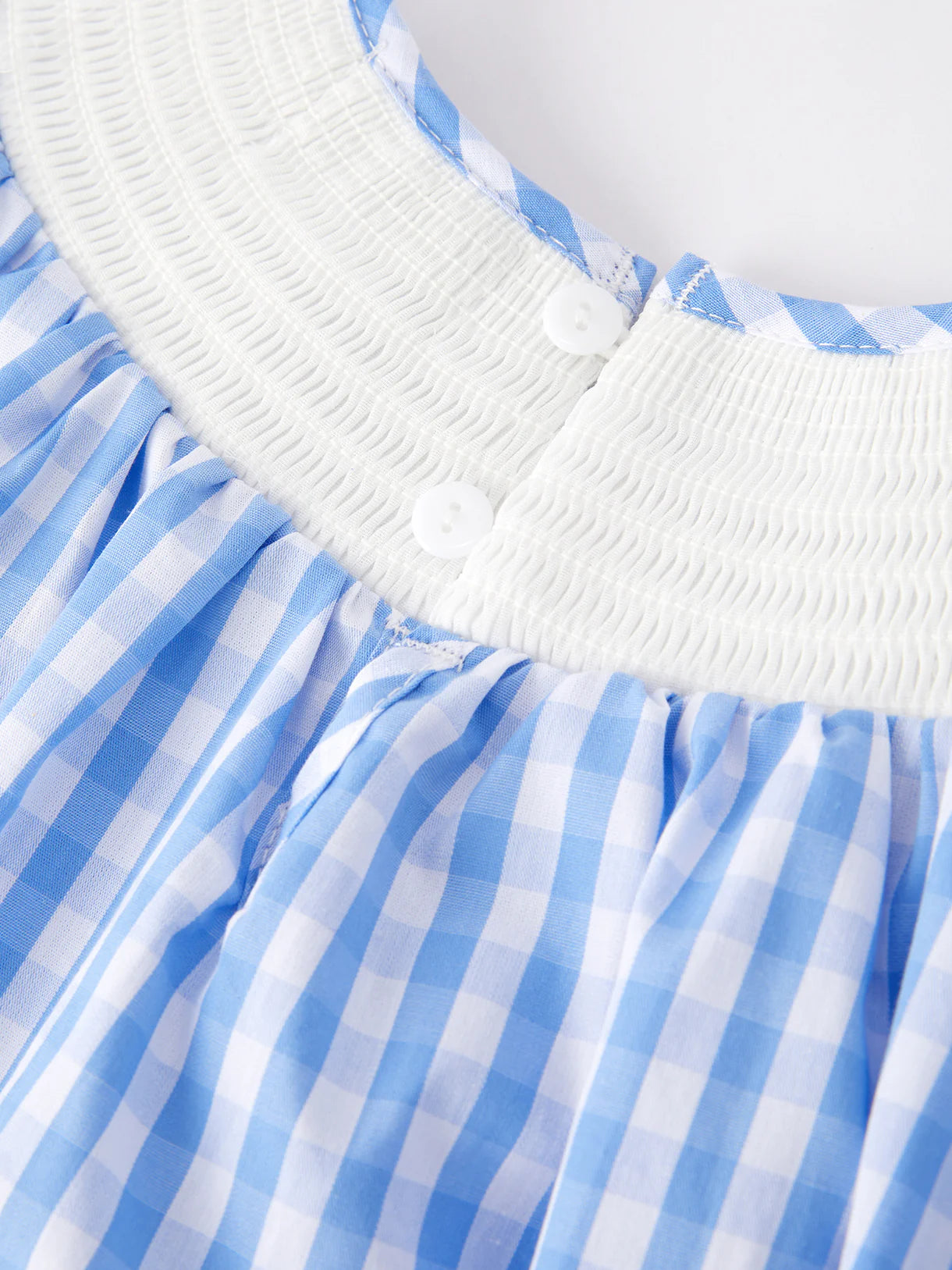 4th of July Flag Embroidery Smocking Girls Dress