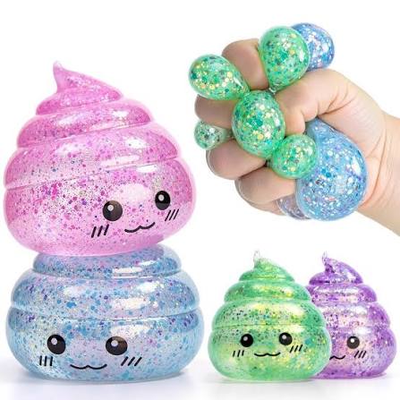 Glitter Poop Squishy - Ready to Ship