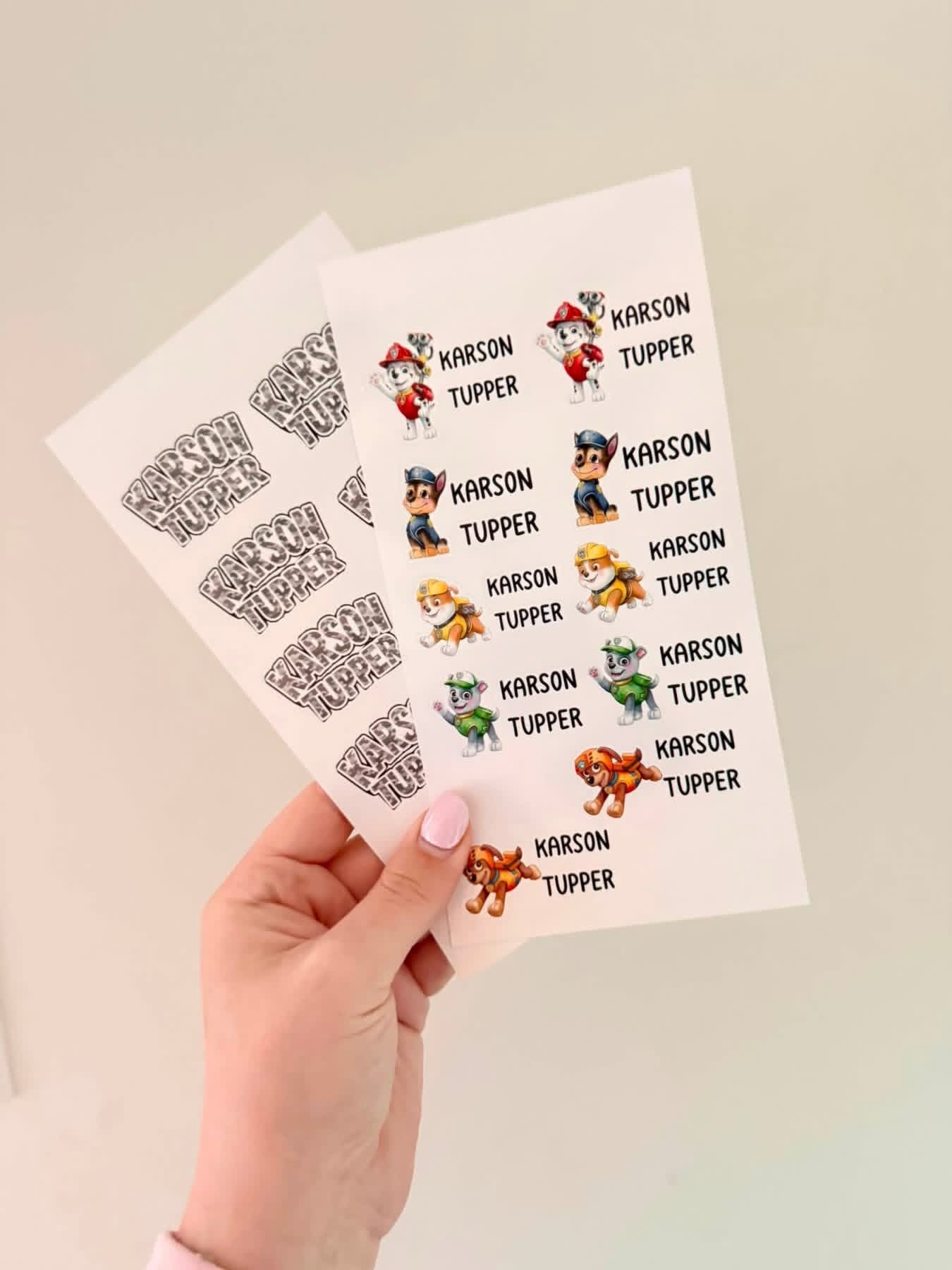Name Labels