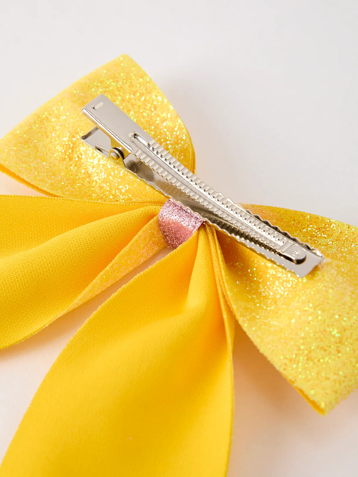 Back to School Glitter Bow Hairpin