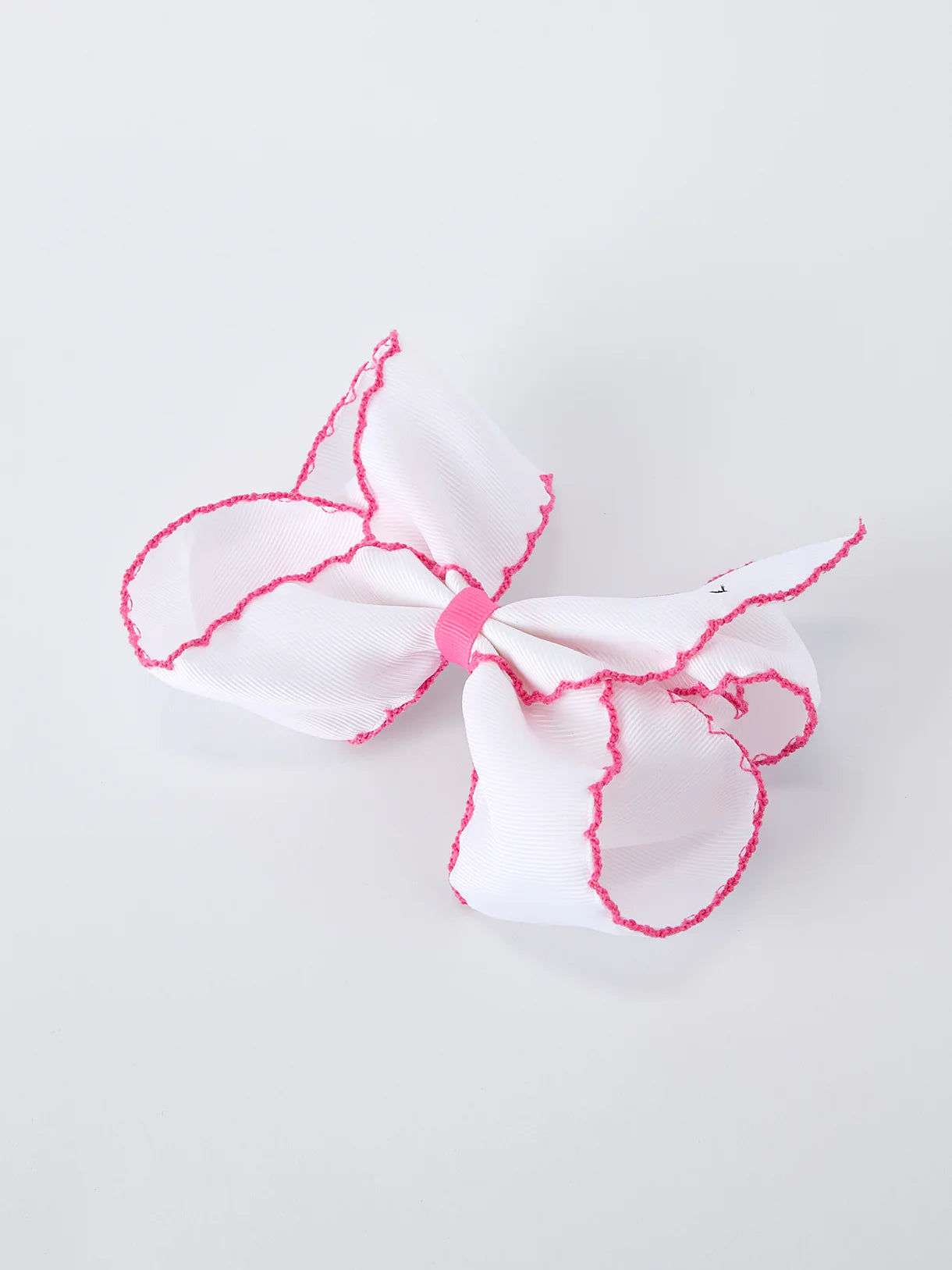 Back to School Pink Pencil Bow Hair Clip 6.25 Inch