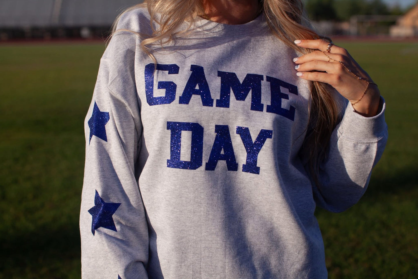 Game Day Glitter Sweatshirts - 3wk TAT