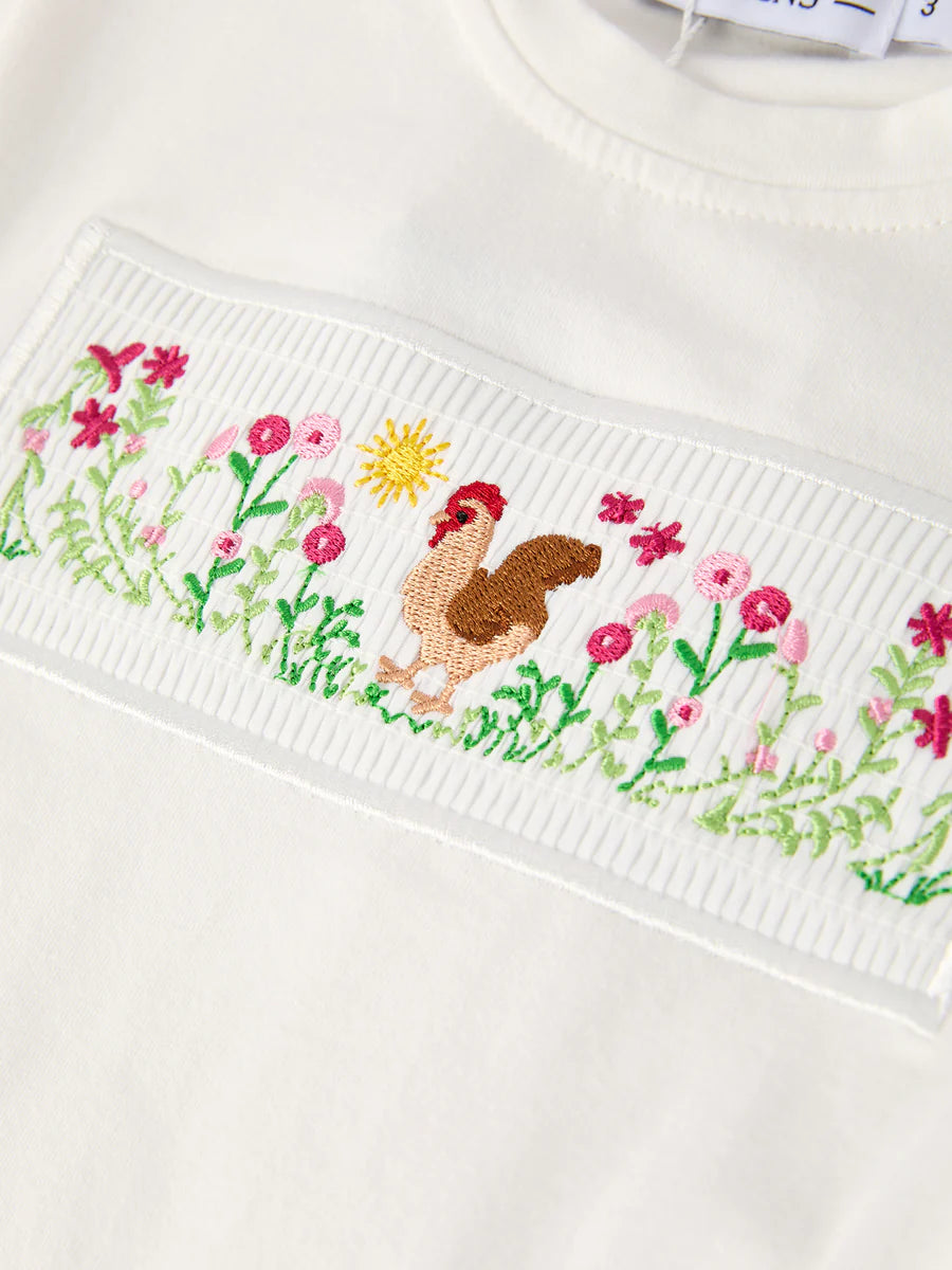 Rooster Smock Embroidered Boys Boys' Set