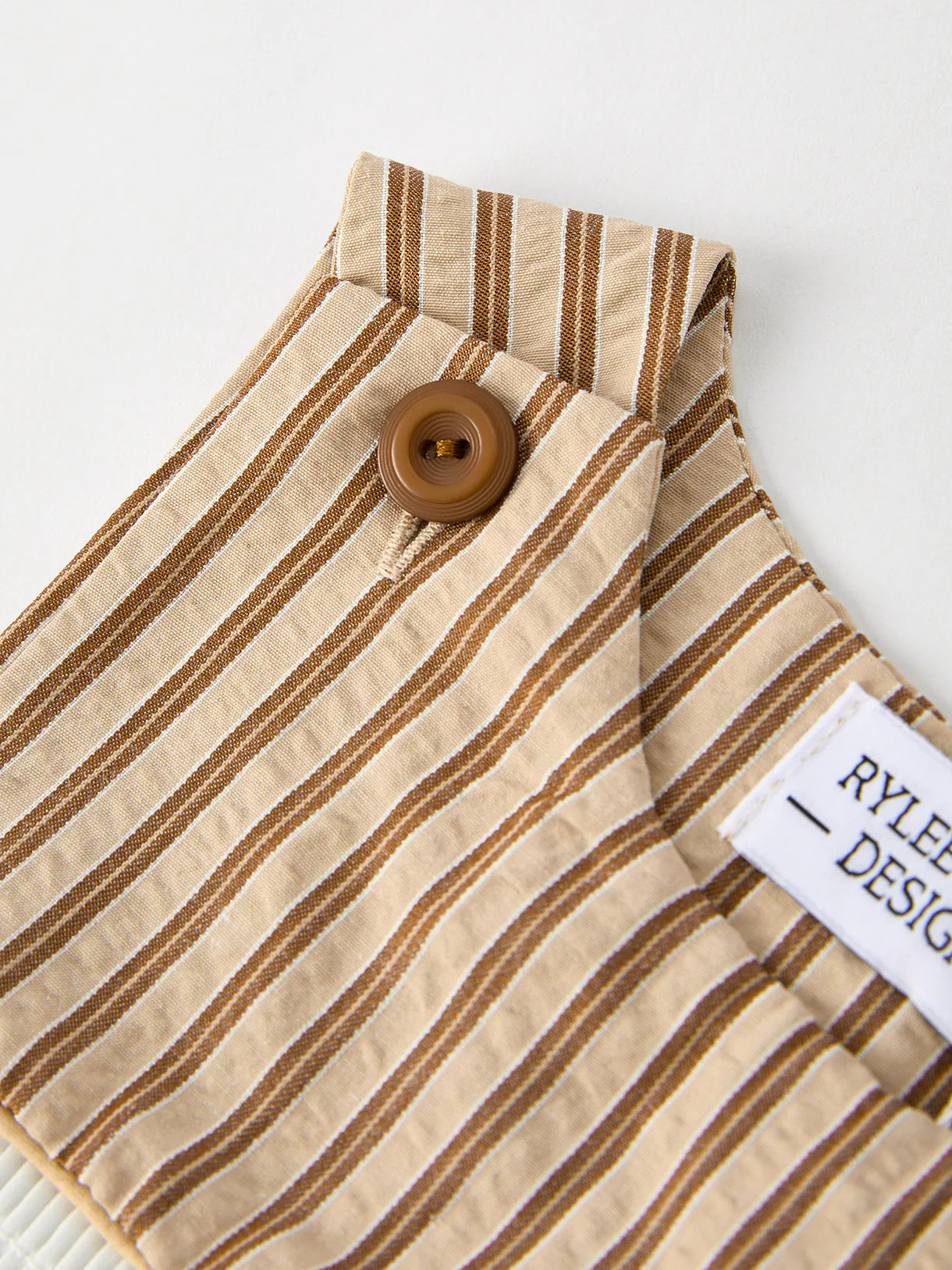 Stripe Smocked Church Christ Bishop Christening Toddler Boys' Romper