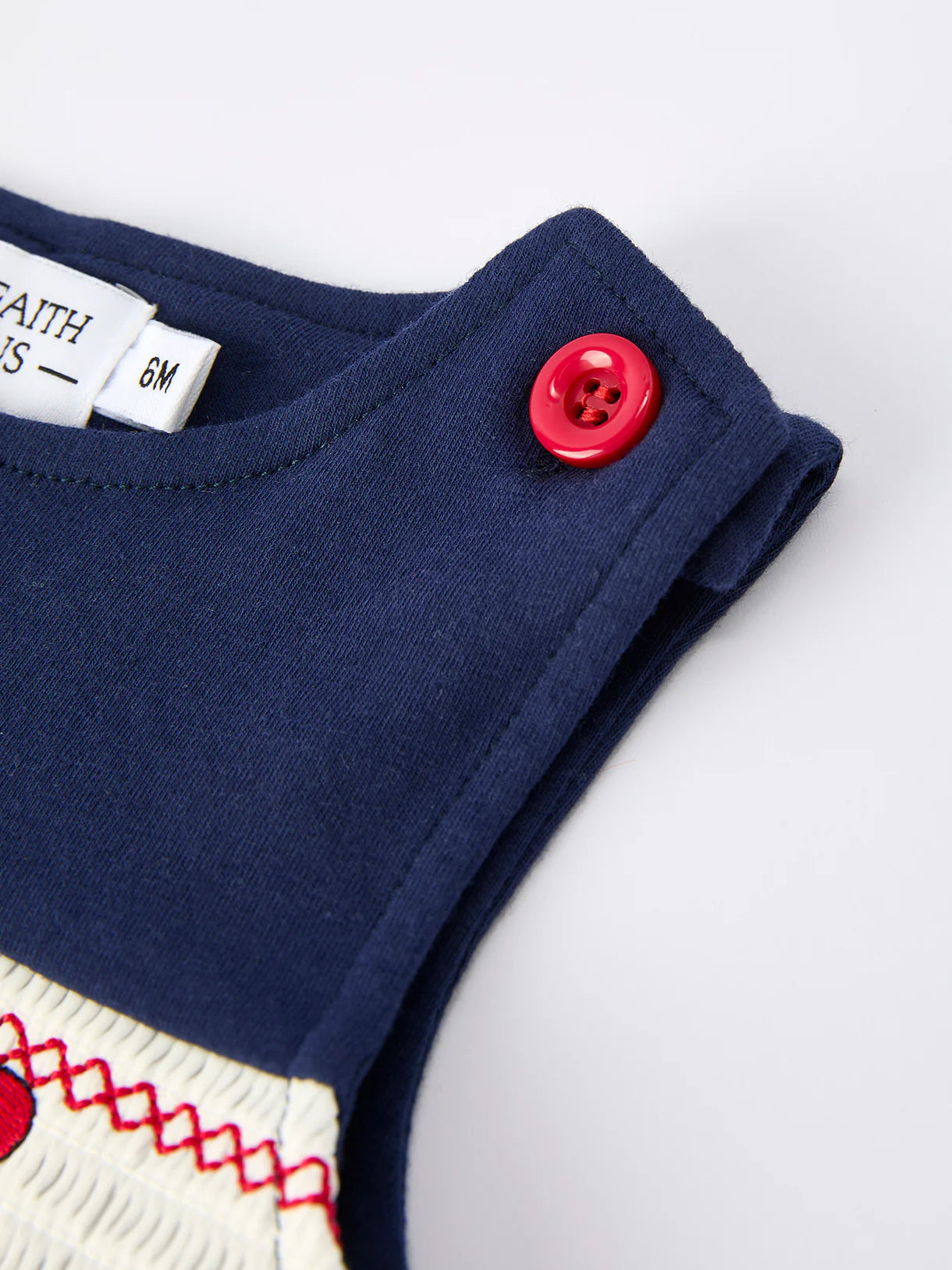 Baby Boys Romper – Dog Baseball Smocking Embroidery Outfit