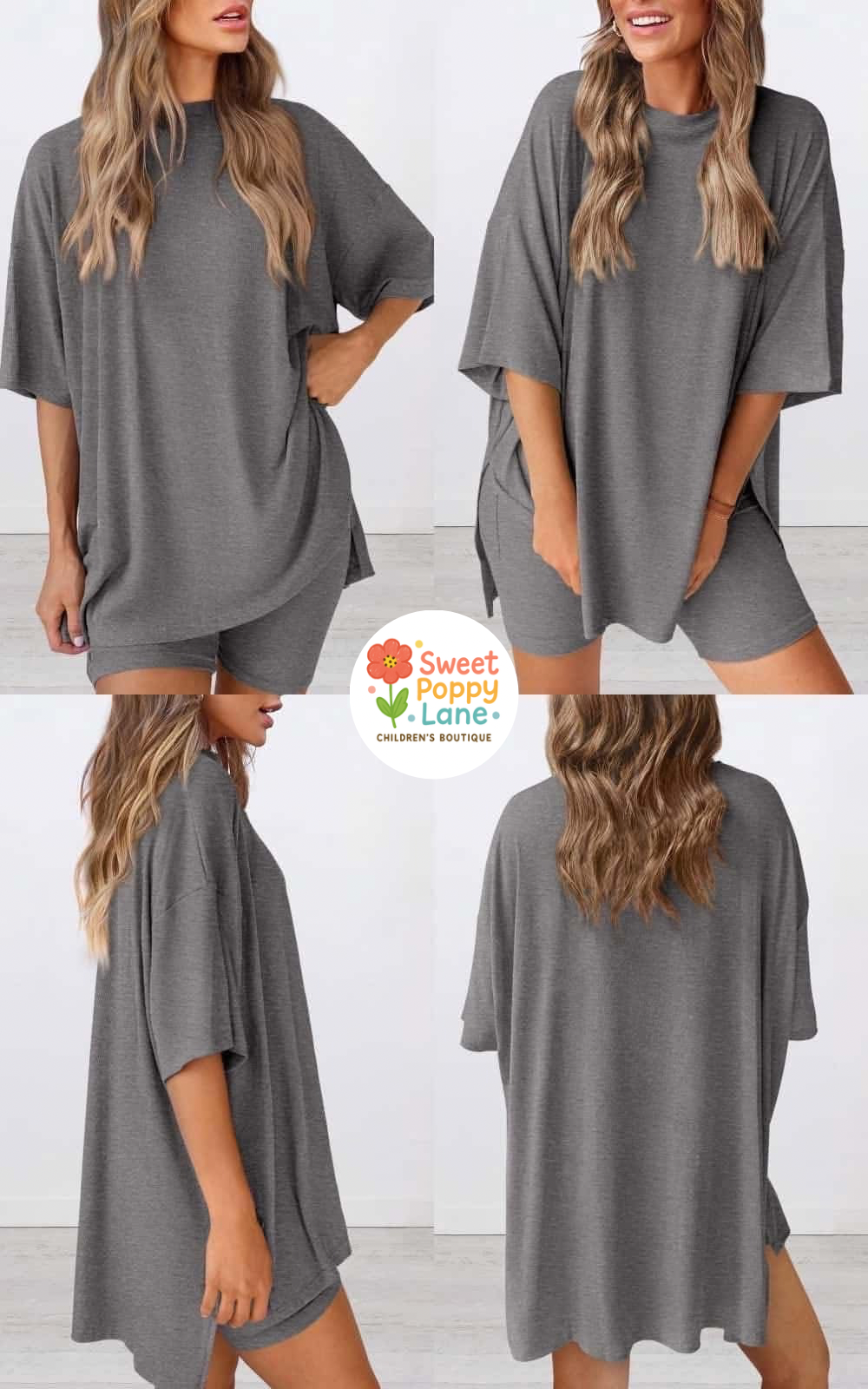 Women’s Casual Tee & Biker Shorts Set