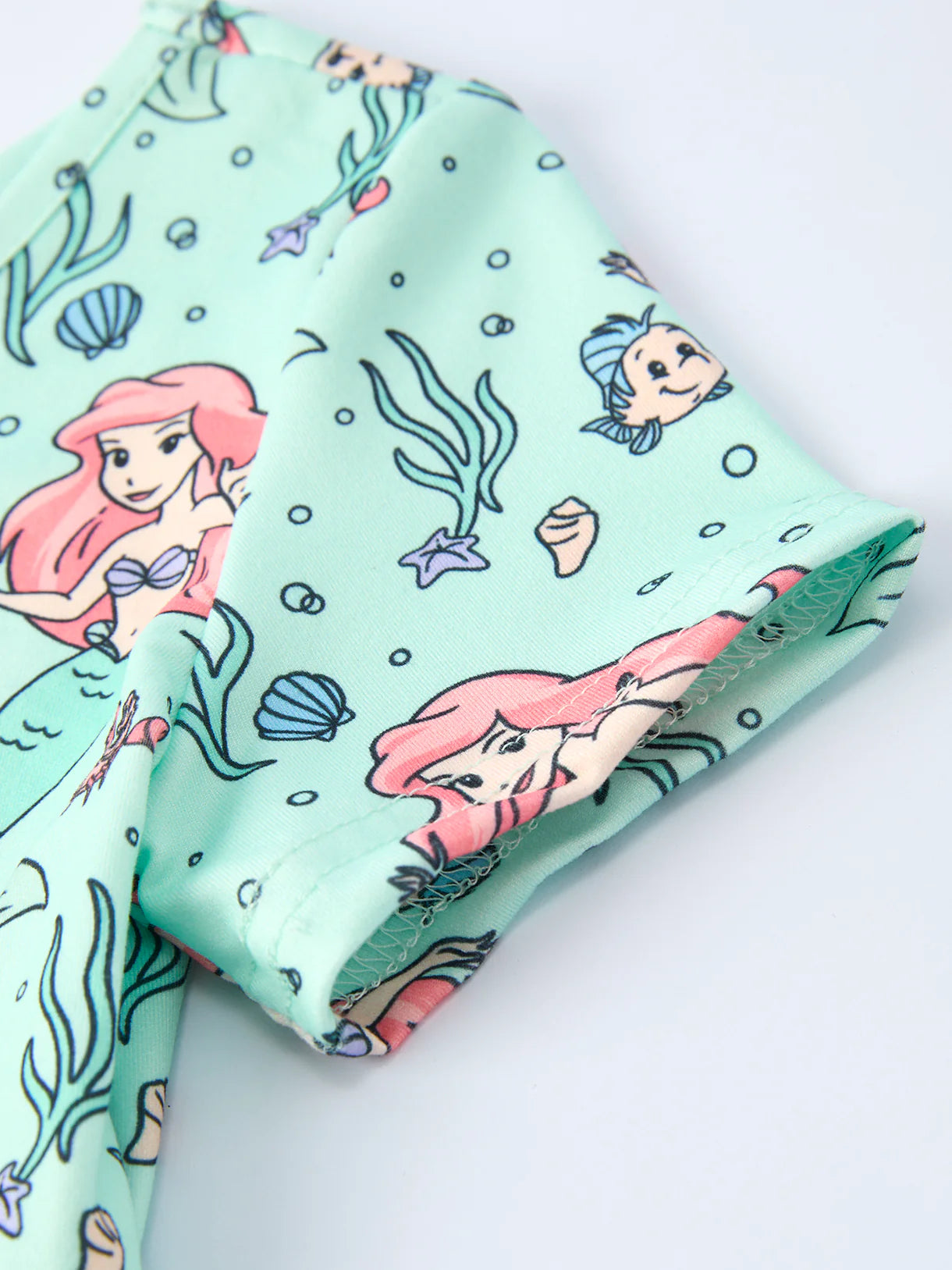 Summer Mermaid Girls Short Sleeves Dress