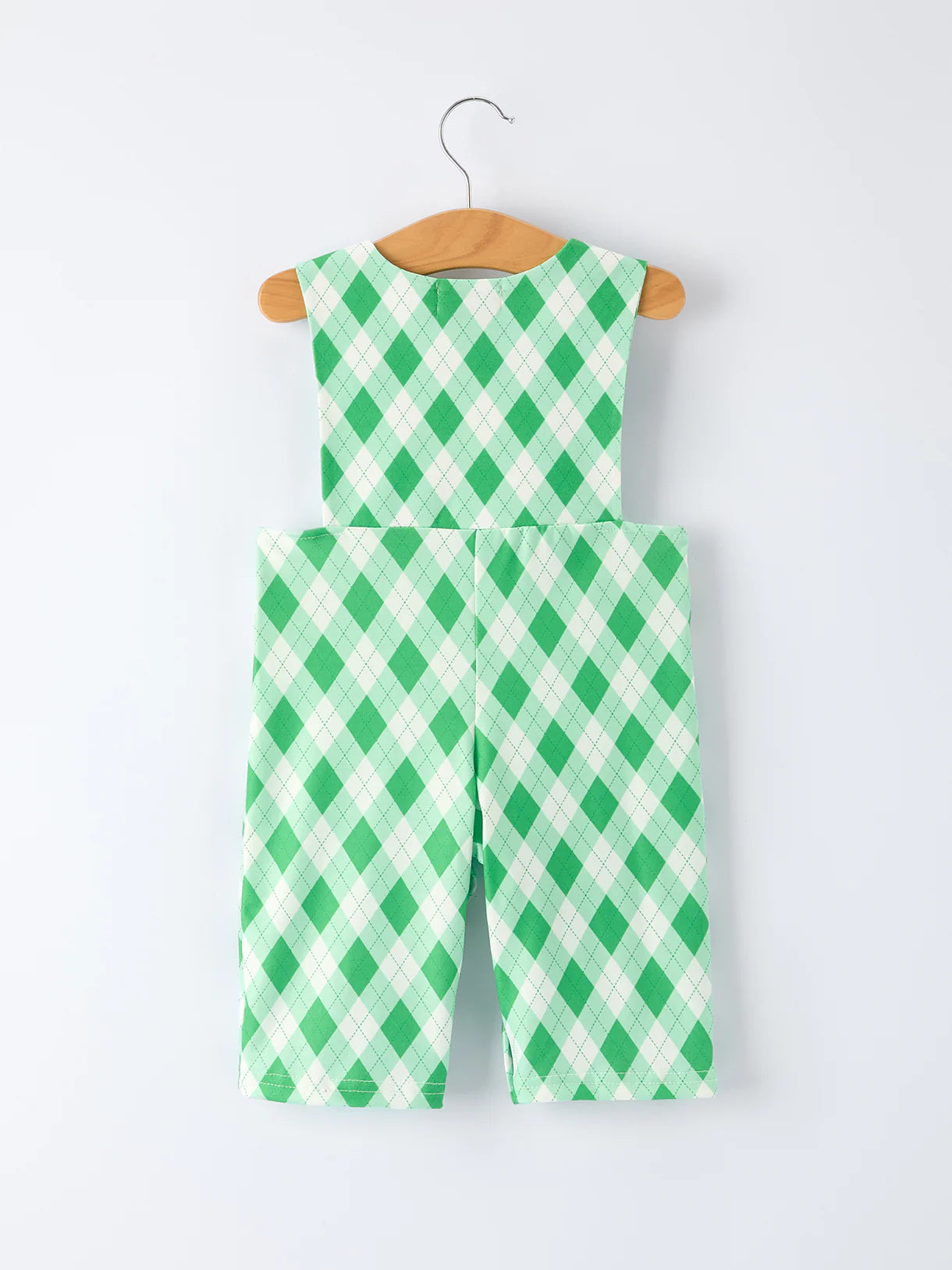 Spring Golf Embroidered Baby Boys Smocked Romper